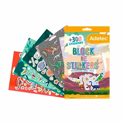BLOCK STICKERS DINOSAURIOS