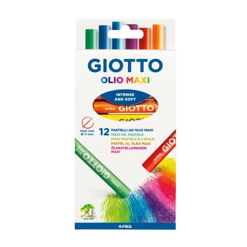 LAPIZ PASTEL GIOTTO 12 COLORES