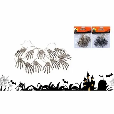MANO ESQUELETO COLGANTE HALLOWEEN