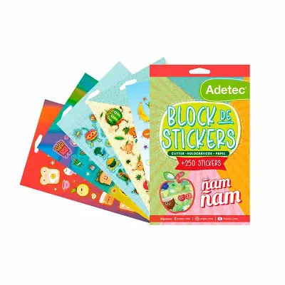 BLOCK STICKERS ÑAM ÑAM