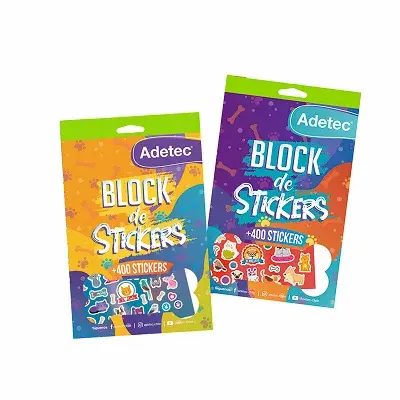 BLOCK STICKERS MASCOTAS