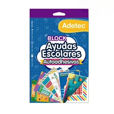 BLOCK STICKERS AYUDA ESCOLAR