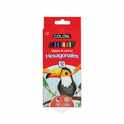 LAPIZ COLOR COLON 12 COLORES