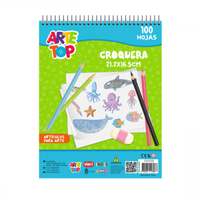 CROQUERA 16X21 ARTE TOP