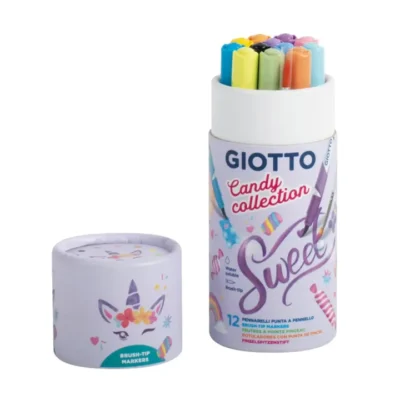 MARCADOR CANDY GIOTTO BRUSH 12 COL