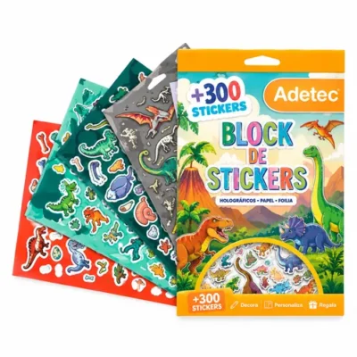 BLOCK STICKERS DINOSAURIOS